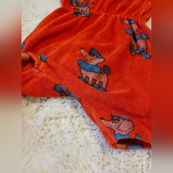 Hugo loves Tiki Terry Romper - Picture 3 of 5